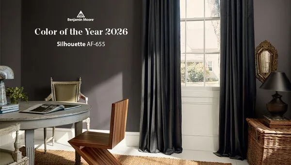 Benjamin Moore Цвят на 2026 година – Silhouette AF-655
