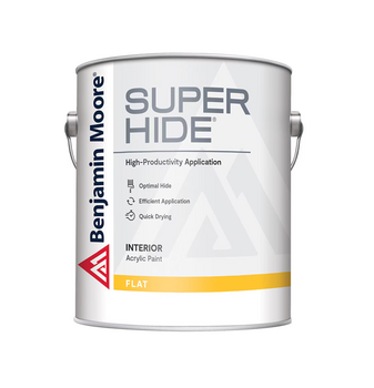 295 Benjamin Moore Super Hide Interior Paint Flat  Zero VOC  Интериорна боя - Мат