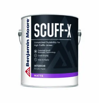 484 Benjamin Moore SCUFF-X® INTERIOR MATTE FINISH Zero VOC Интериорна високоустойчива боя - Мат